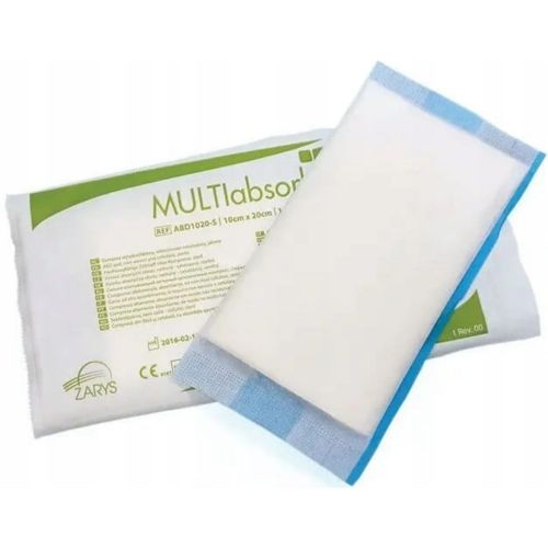 kompresy wysokochłonne multiabsorb 10x20cm