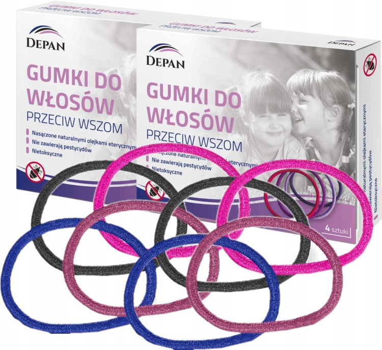 gumki do włosów przeciw wszom