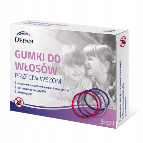 gumki do włosów przeciw wszom