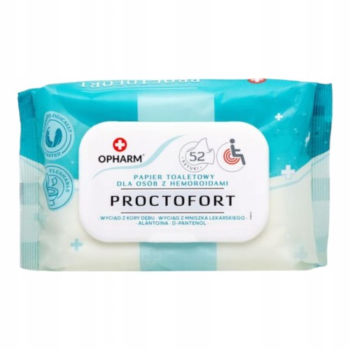 nawilżany papier toaletowy proctofort