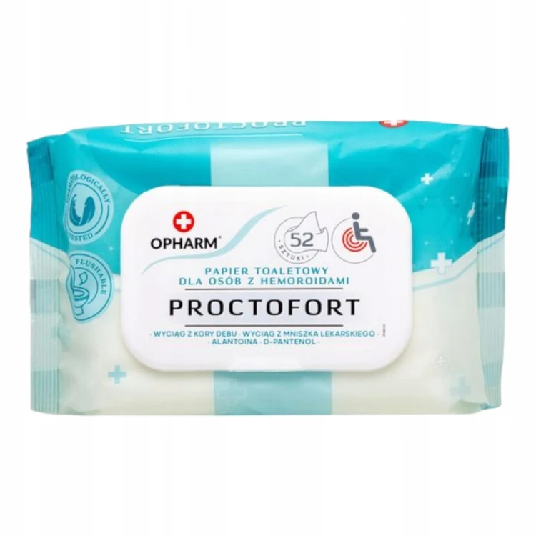 nawilżany papier toaletowy proctofort